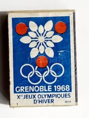 Grenoble 1968 X' jeux Olympiques d'hiver,  match - Olimpiyat Temalı Kibrit