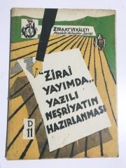 Zirai Yayımda yazılı neşriyatın hazırlanması