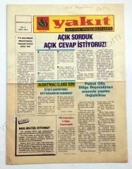 Yakıt gazetesi, Ağustos Eylül 1986 Petrol Ofisi - Efemera
