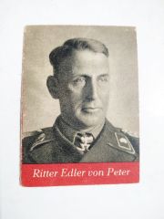 Ritter Edler von Peter / Nazi subayları - 5x7 cm. 8 sayfa -  Kitap