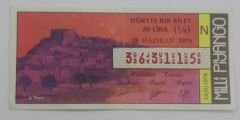 19 Haziran 1978 - Dörtte bir bilet - Milli Piyango bileti