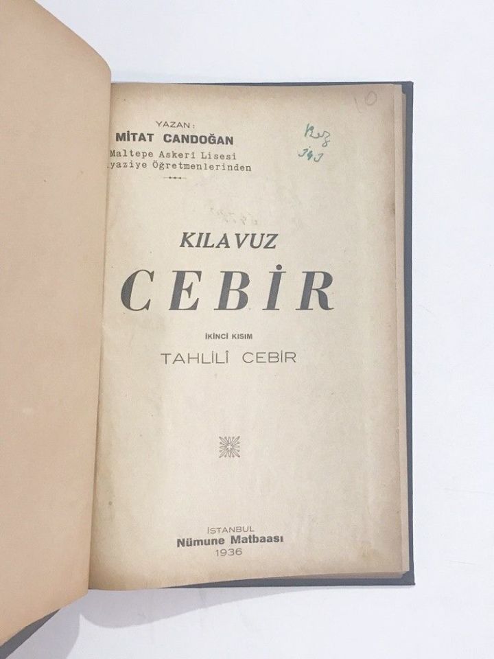 Kılavuz Cebir İkinci Kısım /  Mitat CANDOĞAN - Kitap
