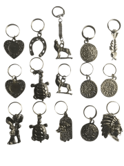 15 adet, metal anahtarlık
