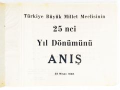 Türkiye Büyük Millet Meclisinin 25nci yıl dönüm anış - Kitap