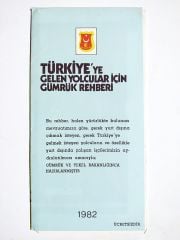 Türkiye'ye gelen yolcular için gümrük rehberi - Broşür