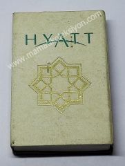 Hyatt    - Kibrit Otel kibritleri