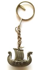 Viking tekne metal anahtarlık