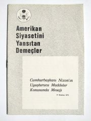Cumhurbaşkanı Nixon'un uyuşturucu maddeler konusunda mesajı
