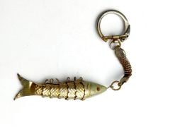 Hareketli metal balık - Anahtarlık