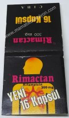 Rimactan Ciba  - Kibrit Tıp - Eczacılık kibritleri