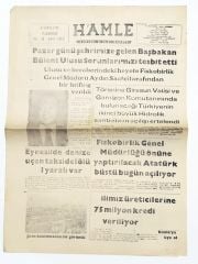 Hamle günlük siyasi gazete 18 Mayıs 1981 GİRESUN - Eski Gazete