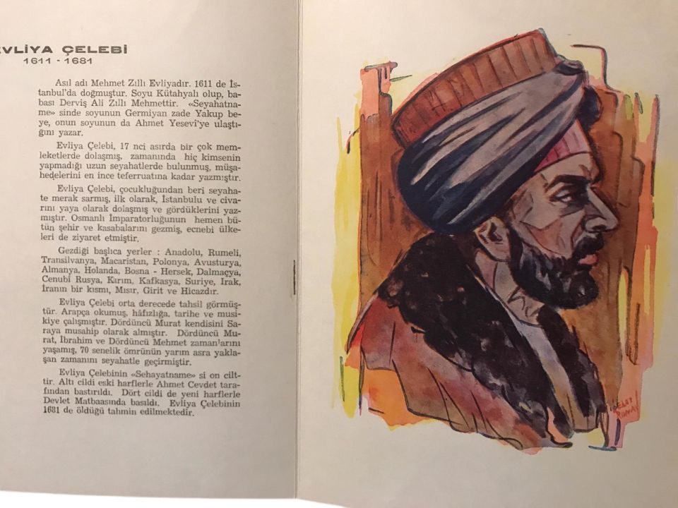 Roche Tarihi Portreler Serisi - Evliya Çelebi