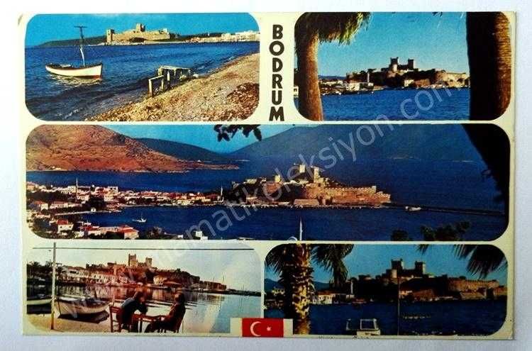 Bodrum kalesi'nin beş ayrı görünümü
