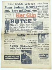 Her Gün gazetesi 19.2.1958 - Eski Gazete