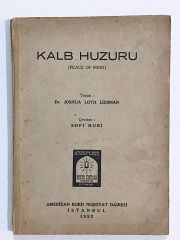 Kalb Huzuru / Joshua Loth Liebman - Kitap