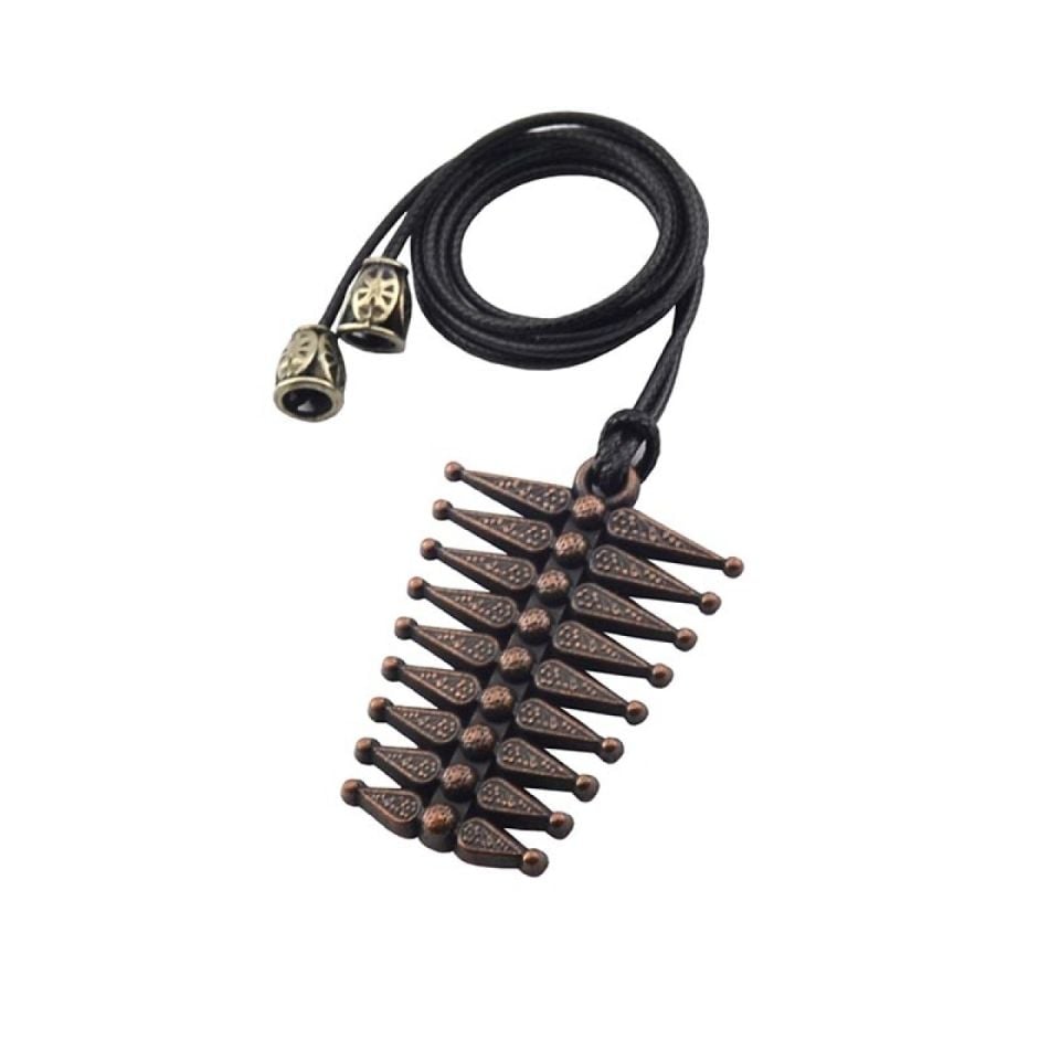 Çerkes bayan - Bakır kolye