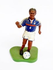 Martin DJETOU / Fransız futbolcu - Metal Futbolcu Figür
