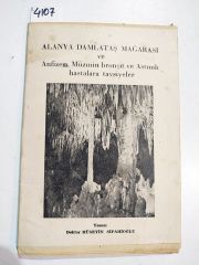 Alanya Damlataş Mağarası ve anfizem, müzmin... / Kitap