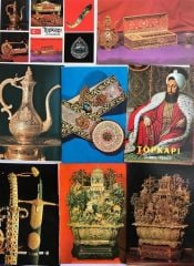 23 adet Topkapı Sarayı, tarihi yerler vs. kartpostal