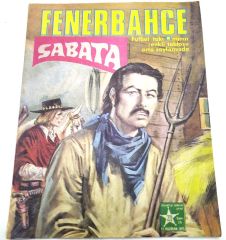FENERBAHÇE posterli Sabata dergisi 11 Haziran 1973 Sayı:24 - Çizgi roman