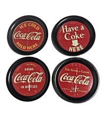 Coca Cola - Teneke bardak altlığı / 4 adet