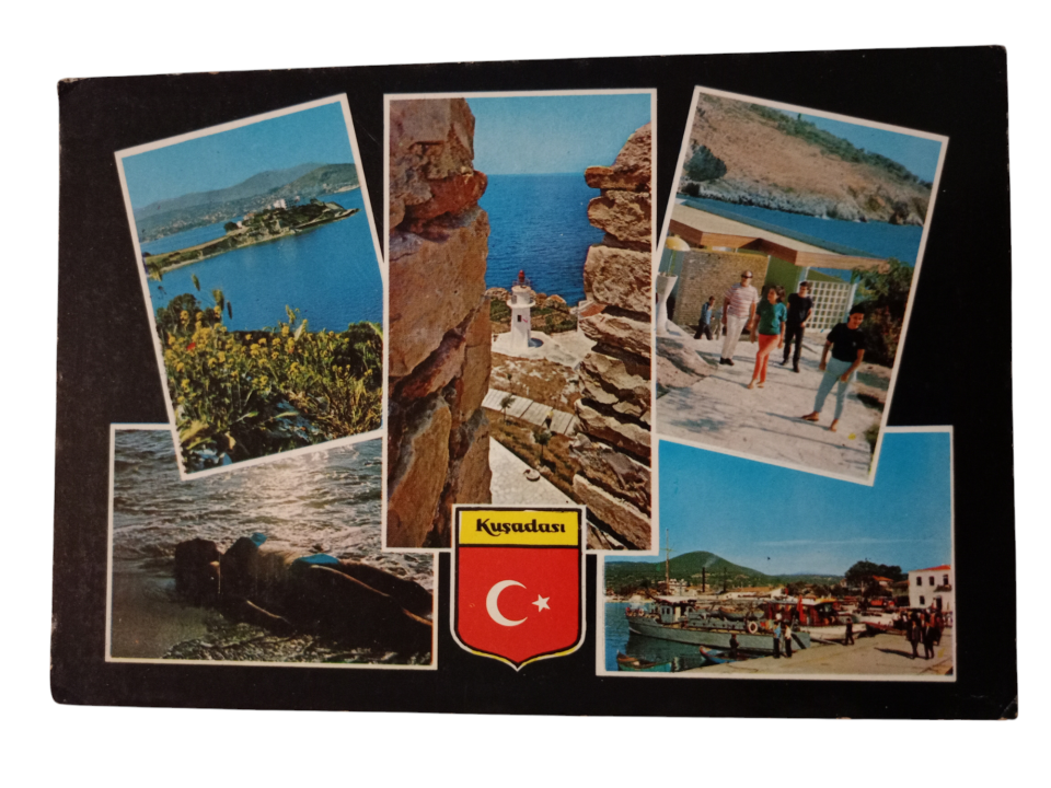 Kuşadası / Ticaret Kartpostal 9-109 / 1970'li yıllara ait kartpostal - Arkası yazısız