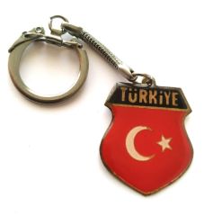 Türkiye pirinç üzeri polyester kaplı anahtarlık