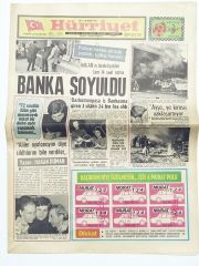 Hürriyet 20.4.1971 - Hakan DUMAN, Gaziosmanpaşa İş Bankası soygunu