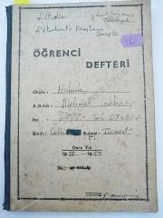 ÖĞRENCİ DEFTERİ / 1958 - 1959 - Defter