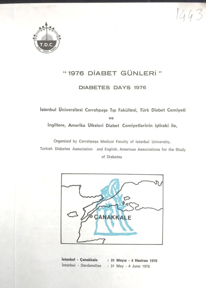 1976 Diabet günleri - Program broşürü