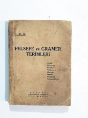 Felsefe ve Gramer Terimleri / TDK 1942 - Kitap