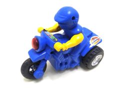 Hareketli mavi motorsiklet / Oyuncak motorsiklet