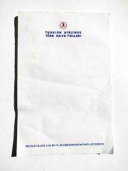 Türk Hava Yolları / Bloknot - Efemera