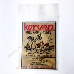 Kervan kurukahve - yemiş, ambalaj Yeme içme efemeraları,  Bakırköy efemeraları - Efemera