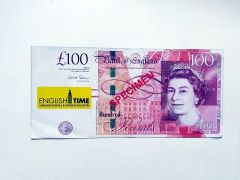 English Time 100 Pound indirim çeki  Şaka - Reklam Parası