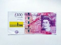 English Time 100 Pound indirim çeki  Şaka - Reklam Parası