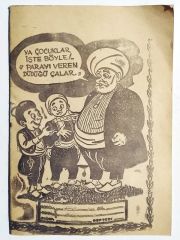 Nasrettin Hoca temalı defter - Kullanılmamış
