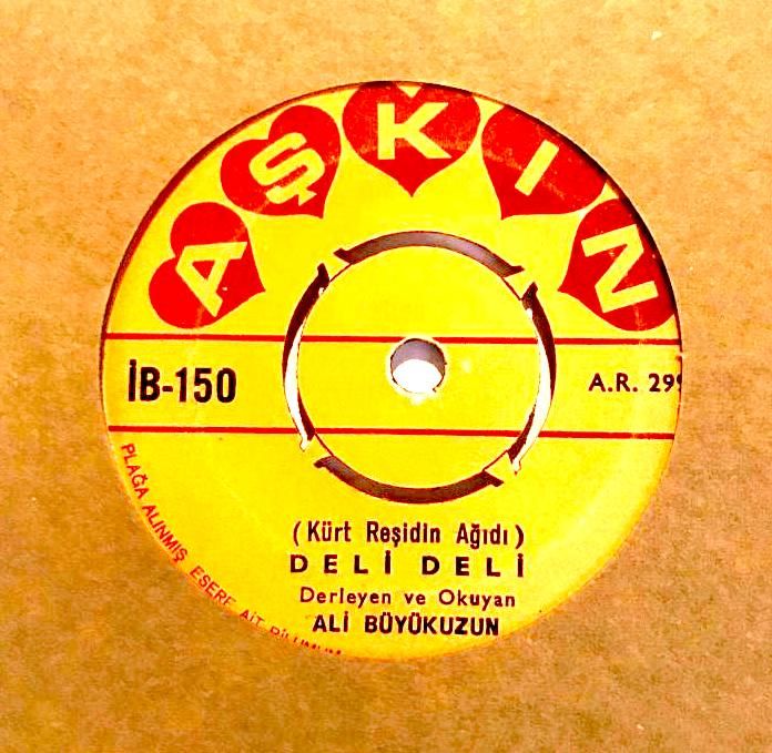 Deli deli ( Kürt Reşit'in ağıdı) Yoksulluğun kahrı zor / Ali BÜYÜKUZUN - 45'lik plak