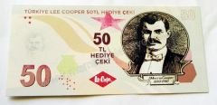 Lee Cooper 50 TL hediye çeki  Şaka - Reklam Parası