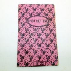 Horozlu Not Defteri - Pembe - Efemera