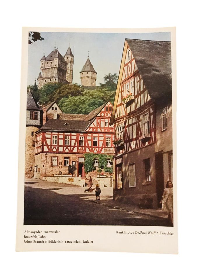 Almanyadan manzaralar - Braunfels/Lahn - Kurutma kağıdı