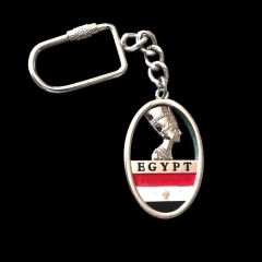 Egypt Mısır bayraklı - Anahtarlık
