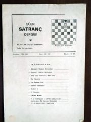 Süer Satranç dergisi / Özbeöz Türk Satrançseverlerinin malıdır. 1969 - Sayı; 144-146