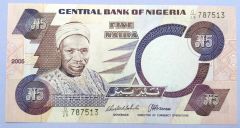 Nigeria Five Naira / Nijerya 5 Naira - Nümismatik