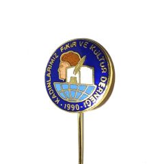 Kadınlarımız Fikir ve Kültür derneği - Mineli rozet -