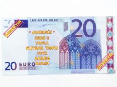 20 Euro - Jokersiz 2500 topla futbol topu veya araba kazan