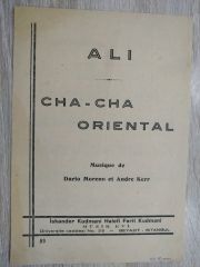 Ali Cha cha oriental  - Nota