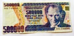 500000 TL Game Star - Doğuş Çiklet parası Sakız Efemeraları