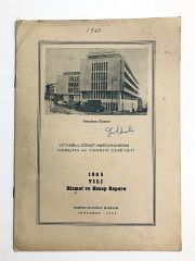 1965 Yılı Hizmet ve Hesap Raporu  / İstanbul Esnaf Hastanesi Koruma ve Yardım Cemiyeti - Kitap