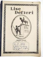 Ankara Pazarı Kadıköy - Lise defteri / İçi yazılı